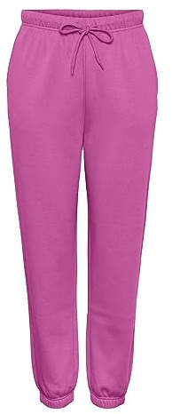 PIECES Damen Sweatpants Pcchilli HW BC Radiant Orchid M Hohe Taille Karotte 5 Taschen