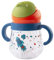 Qshare Tasse d'Apprentissage pour Bébé Avec Paille 6+ mois,260 ml Cup Eau Bebe,Biberon/Tasse Paille Enfant, 100% étanche, paille lestée, Anti-fuite, Facile à Ouvrir,Bleu