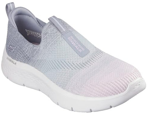 Skechers Go Walk Flex Cali Sunset, Scarpe da Ginnastica Donna, Grigio Multicolore, 37 EU