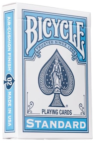 Bicycle Color Series Breeze - Jeu de 54 Cartes à Jouer – Jeu Rider Back coloré – Cartes personnalisées à Jouer ou à Collectionner - Magie/Carte Magie, Blanc