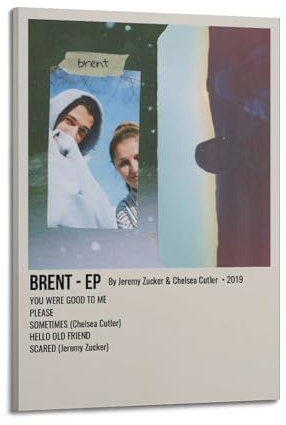 greb Jeremy Zucker Album-Poster, Leinwand-Poster, Raumdekoration, ästhetisches Poster, künstlerisches Poster für Schlafzimmer, Wohnzimmer, Wände, 60 x 90 cm, Rahmenstil