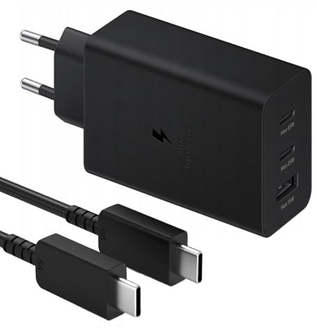 Ladegerät USB C 65W für Samsung,Ladegerät USB C mit 100W Schnellladekabel für Samsung Galaxy Book 3 360/ Book 3 pro 360/Book 4 Pro 360, Book 4 Ultra/Edge,MacBook Pro/Air,S24 S23 S22 S21 Plus/FE/Ultra
