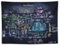 Hollow Knight RPG Game Map Poster Tapisserie, Drucke, Zimmer, ästhetische Wandkunst, Schlafzimmer, Heimdekoration, 76,2 x 101,6 cm