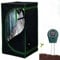 Mucola Growzelt 60x60x180 cm Set mit 3-in-1 Messgerät Zuchtzelt für Hydrokulturen zur Pflanzenzucht | licht- und wasserdicht | Indoor Grow Tent mit reflektierender Innenfolie Zimmergewächshaus