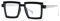 EYEGLSMST Große Quadratische Niedliche Lesebrille für Damen, Lustige Designer Anti Blaulicht Übergroße Lesebrille, Gross Rahmen Blendschutz Brille