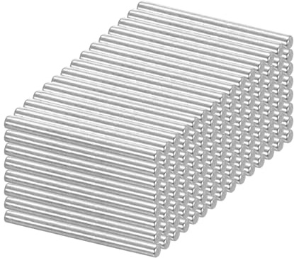 PATIKIL 100 Stück 22mm Länge 304 Edelstahl Zylinderstift 2mm Durchmesser | Doppelt Angefastes Dübelstifte Metall Regalstifte, Kleiderschrank Kommode Schrank Bücherregal Industrie Haushalt Möbel Regale