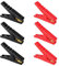 6Pack 100A Heavy Duty Pure Copper,Jump Lead Clamps, Car Booster Cable Clips,Insulative Car Battery Alligator Clips,Clips Battery Clamps for Cars Trucks Ships