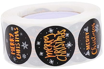 UPKOCH Xmas Dekorative Aufkleber Mit Goldprägung Weihnachtsaufkleber Für Und Umschläge Selbstklebend Für Kreative Verpackungen Und Festliche Anlässe