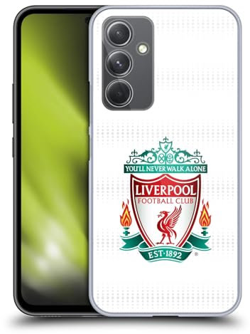 Head Case Designs Offizielle Liverpool Football Club Away Vollfarbe Design Crest Harte Rueckseiten Handyhülle Hülle Huelle kompatibel mit Samsung Galaxy A54 5G