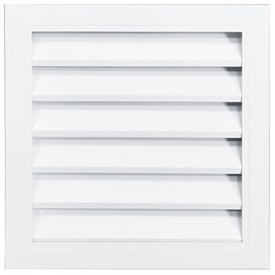 Grille d'aération carrée pour paroi latérale et plafond, plinthe (600 x 600 mm)