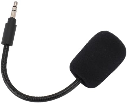 Sxhlseller Microphone Détachable, Micro de Jeu de Remplacement Bonne compatibilité Couvre-éponge Couvercle Flexible Omni Directionnelle pour G433 GRPO Casque