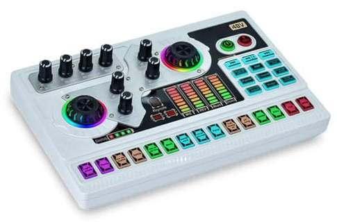 Koolenry Carte Son 48V SX96 Microphone Mobile Phone Ordinateur en Direct Broadcast Outdoor Singing Home Mini Mixer