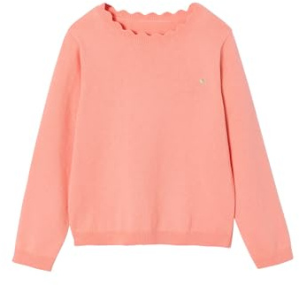 Vertbaudet Mädchen Pullover Basic Mandarine 146/152