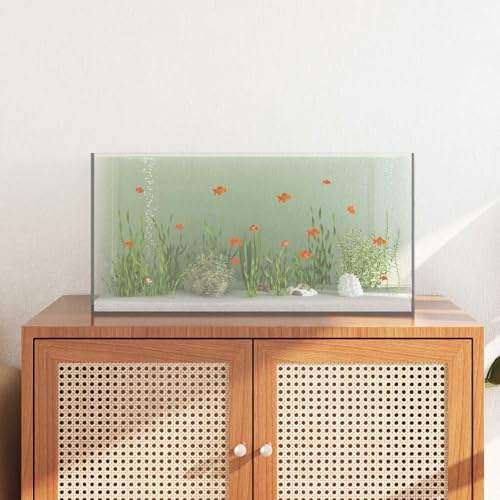 ChicAbode Aquarium mit Speicher Transparent 60 x 30 x 30 cm Glas