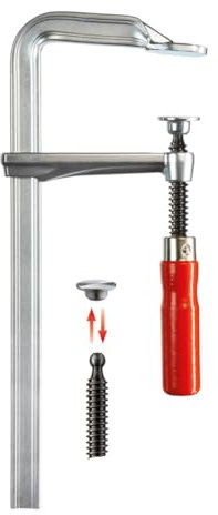 BESSEY GZ30-6 Fascetta per tubo 300mm Acciaio inossidabile morsa