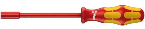 WERA Kraftform Plus 190 i VDE Insulated 8mm Professional Nutdriver, 5 Shaft Length by WERA