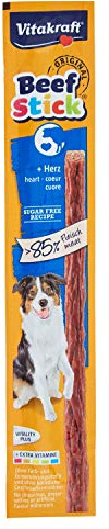 Vitakraft 231456 Hundesnacks Beef-Sticks Herz, 12 g
