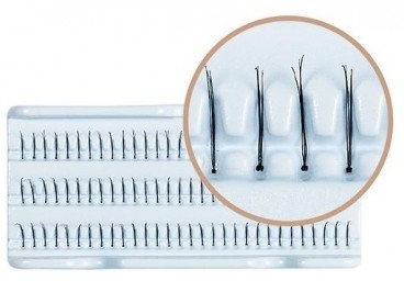 90 faux cils individuels prof. 2p 13mm
