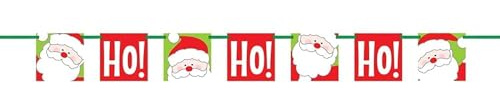 Unique Party Wimpelkette mit Aufschrift Ho Ho Ho Ho Ho Ho Weihnachts, 1,52 m