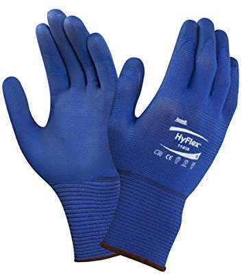 Ansell Hyflex 11-818 Nitrile Foam Ultra Thin Gloves X 2 Pairs Size Choice (UK 9 Large)