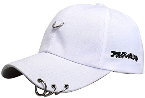 Belsen Damen Stift Ring Reifen Vintage Baseball Cap Trucker Hat (weiß)