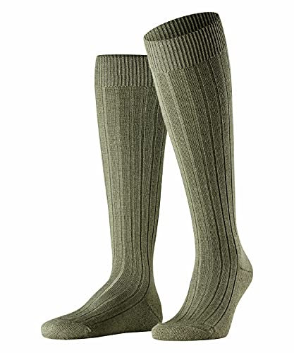 FALKE Herren Teppich Im Schuh M KH Wool Long Plain 1 Paar Kniestrümpfe, Herb (7754), 6-7