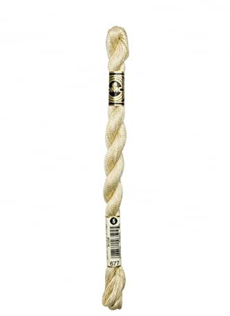 DMC Baumwolle Perle Gewinde Größe 3 677 – jedes