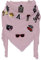 XXL PATCHES Damen Karo Schal Tuch Deckenschal Karoschal Halstuch Fashion Plaid (Rosa)