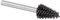 Kutzall Fresa Rotativa Cónica Extremo, Eje de 1⁄8, Muy Basto - Accesorio para Dremel, Foredom, DeWalt, Makita. Carburo de Tungsteno Abrasivo, 1⁄4 (6,3mm) Dia. X 1⁄2 (12,7mm) Longitud TX-14-EC