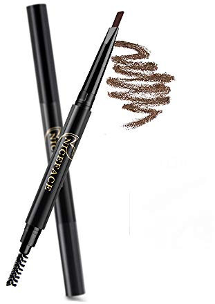 NICEFACE Augenbrauenstift Khaki Double Ended Precision Waterproof Brow (Kaffee/Khaki # 3)