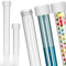 Tuuters 25x Glas Reagenzgläser mit Schraubverschluss (160 x Ø 16, weiß)