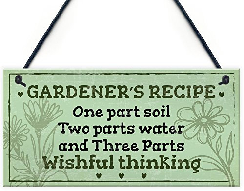 Red Ocean Garden Sign Outdoor Plaque SummerHouse Sign Garden Shed Gardening Gift Friendship Gifts