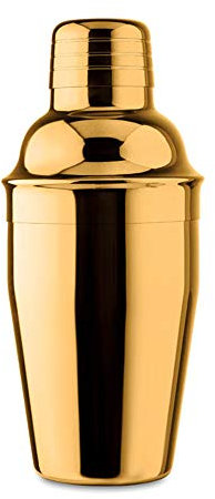 noTrash2003 Cocktail Shaker Edelstahl Drinkware Bar Accessoires Küchenhelfer versch. Farben (Gold)