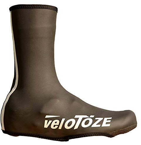 veloToze Funda de Neopreno para Zapatos (puño Impermeable Incluido) – para Zapatos de Ciclismo con Tacos – Impermeable, Resistente al Viento, cubrezapatos de Neopreno para Paseos en Bicicleta en