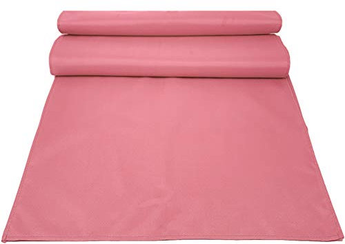 JEMIDI Outdoor Tischläufer 50x150cm Läufer Tischband wasserabweisend - Tischläufer Altrose