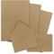 50x Briefpapier-Sets DIN A4 mit C6 Briefumschlägen, Nassklebung - Kraftpapier Braun - Recycling-Schreibpapier mit Kuverts - FarbenFroh by GUSTAV NEUSER