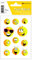 TopStick 1341 Aufkleber Smiley klein groß, 55 Stück, Belohnung Sticker mit lustigen Emoji Gesicht Motiv, Kinder Etiketten für Schule Grundschule Schüler Tagebuch Scrapbooking Geburtstag Deko Basteln