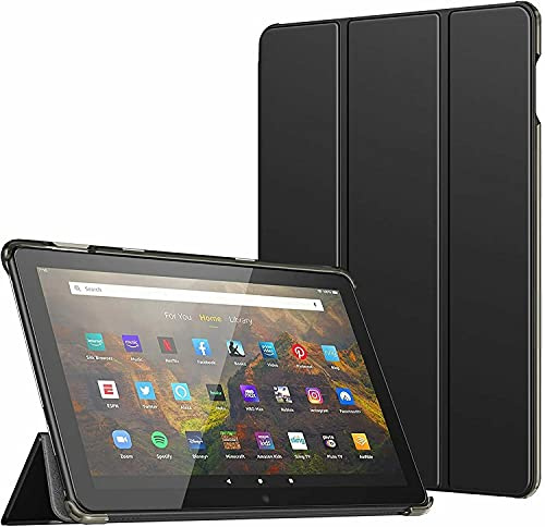 BNBUKLTD Compatible for Amazon F i r e HD 10 Plus (2021) Case Premium Smart Book Stand Cover (11th Gen) Trifold PU Leather Smart Stand Cover with Auto Wake and Sleep Function