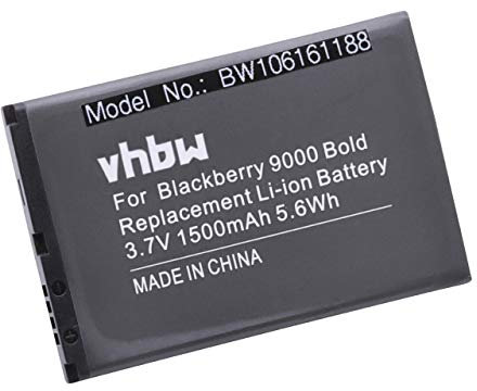 vhbw Akku Ersatz für BlackBerry BAT-14392-001, M-S1 für Handy Smartphone Telefon PDA Notepad Tablet (1500mAh, 3,7V, Li-Ion)