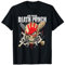 Five Finger Death Punch - Warhead Skull Front Back Print T-Shirt, Schwarz, Unisex, Halbarm, Klein, EU 41.5, Kinder, Jugendliche, Erwachsene