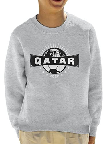 All+Every Qatar World Football Globe Kid's Sweatshirt
