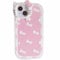 AUCAN Cute Silicone Case for iPhone 11 6.1, Pink Kawaii Soft Funny Cover, Shockproof Classic Cat Bow Cellular Phone Case for Girls Women