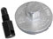 JNNJ Kolbenstopper Kettensägenkupplung, Kupplung Demontage Expander, Trommel Kettensäge Demontageteile, Kolbenstopp Werkzeug Universal für Motorsägen(Silber)