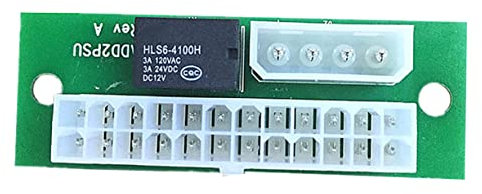 Gadpiparty ATX-netzteiladapter Dual-Power-Board Synchrones Extender-Kabel Für Zusätzliche Stromversorgung Von Grafikkarten Und Speichergeräten