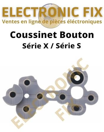 ELECTRONICFIX Coussinet conducteur silicone Caoutchouc Bouton Manette Xbox Série X/Série S