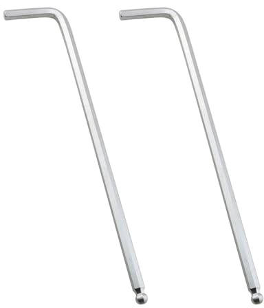 YHXiXi 2PCS 3/16'' Internal Hexagonal Ball End Hex Key Allen Wrench L Shaped Long Arm Repairing Tool