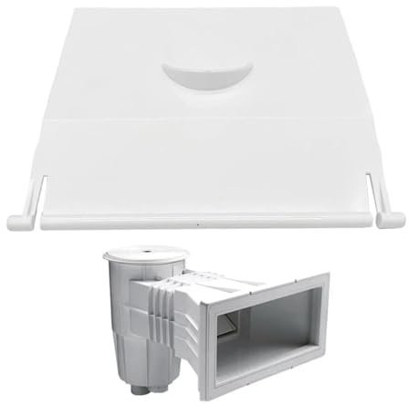 Skimmer-Klappen-Ersatz, 14,5 X 12,5 X 1,8 Cm, Standard-Skimmer-Klappe Für Eingebauten Skimmer, Ersatzteil Für Oberirdische Pools Und Pool-Skimmer, Pool-Skimmer-Türklappe, Skimmer-Abdeckungs-Ersatzzube