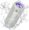 Ortizan X10 Cassa Bluetooth Portatile Cassa Altoparlante Bluetooth 5.3 Waterproof IPX7 Con Luce,Fino a 30h di Autonomia, 3 Effetti Sonori Stereo Hi-Fi Bassi, Vivavoce Microfono-Con AUX, TF(grigio)
