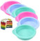 GIRAFEDA 6 stampi in silicone per uova, accessori per friggitrice ad aria, per uova fritte, panini per hamburger, muffin, pancake, 3 colori