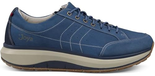 Joya Moscow Zip Blue, Nubukleder, Schnürung und Reißv., Wave-Sohle, Kategorie Emotion JY526A Gr. 43 2/3